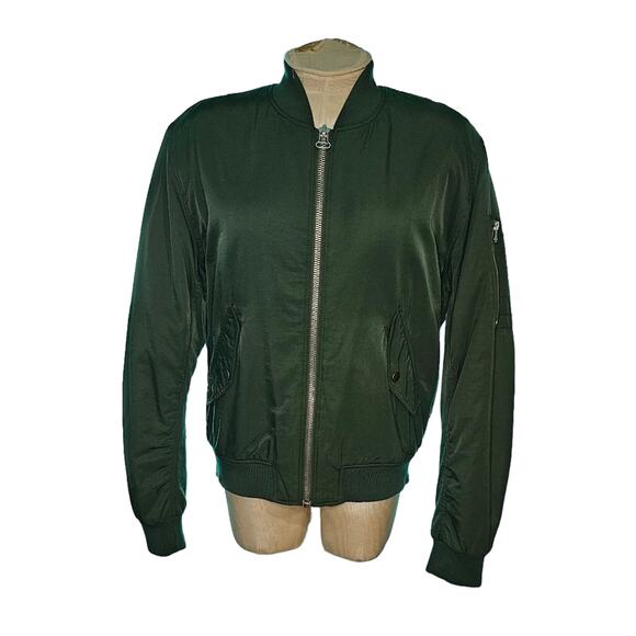 Urban outfitter Light before dark green Bomber Jacket M - Picture 1 of 4